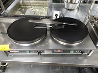 Dubbele pannenkoekmaker krampouz - afbeelding 2 van  4