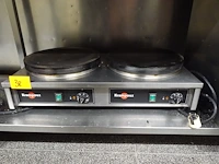 Dubbele pannenkoekmaker krampouz - afbeelding 1 van  3
