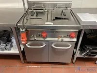 Dubbele rvs friteuse berto's