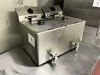Dubbele rvs friteuse metro gdf3028 - afbeelding 2 van  7