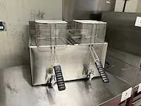 Dubbele rvs friteuse metro gdf3028 - afbeelding 6 van  7