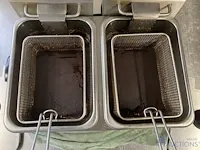 Dubbele rvs friteuse metro - afbeelding 4 van  4
