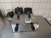 Dubbele rvs friteuse tristar - afbeelding 1 van  4