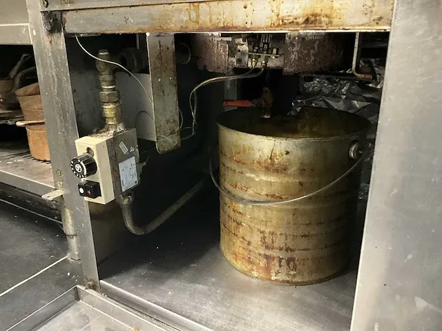 Dubbele rvs gasfriteuse - afbeelding 4 van  5