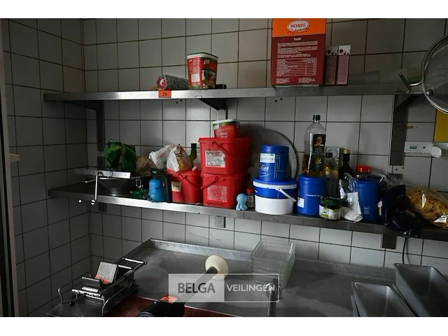 Dubbele rvs muurrek (zonder inhoud) 2x-200x30 - afbeelding 1 van  4