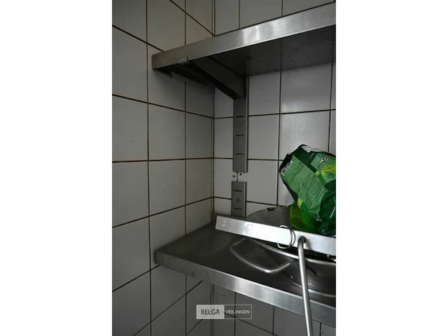 Dubbele rvs muurrek (zonder inhoud) 2x-200x30 - afbeelding 4 van  4