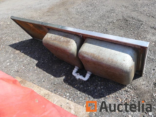 Dubbele rvs spoelbak - afbeelding 2 van  4
