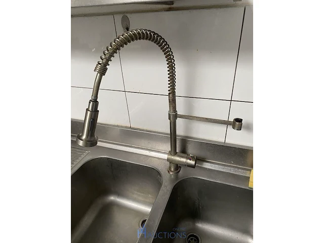 Dubbele rvs spoelbak - afbeelding 3 van  4