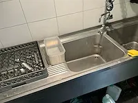 Dubbele rvs spoeltafel franke - afbeelding 2 van  3