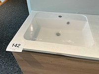 Dubbele wastafel + onderkast - afbeelding 3 van  5