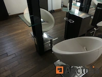 Dubbele werkplek met spiegel en zetels - afbeelding 9 van  10
