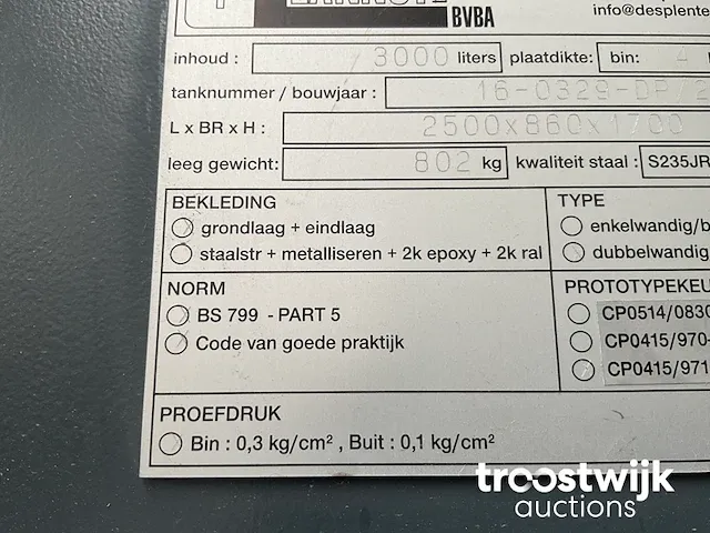 Dubbelwandige dieseltank - afbeelding 4 van  5