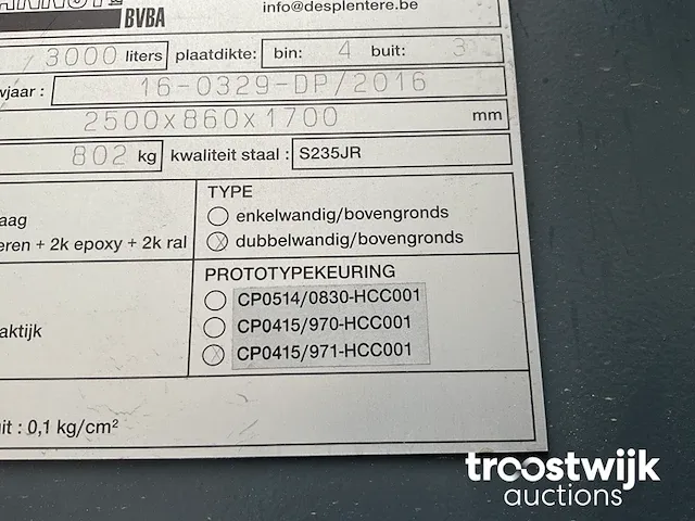 Dubbelwandige dieseltank - afbeelding 5 van  5