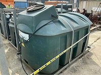 Dubbelwandige hdpe dieseltank met pomp - afbeelding 1 van  4