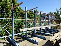 Dubbelzijdig metalen buizenrek - afbeelding 3 van  4