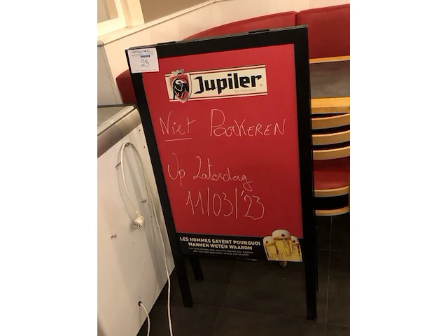 Dubbelzijdig stoepbord - afbeelding 1 van  2
