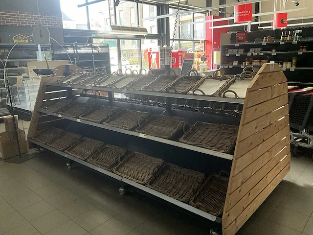 Dubbelzijdig verrijdbaar metalen rek - afbeelding 1 van  4