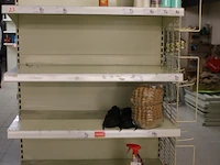 Dubbelzijdig winkelrek 6 lm + kopinrichtingen - afbeelding 3 van  5