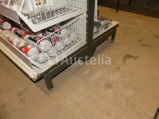 Dubbelzijdige modulaire metalen rekken - afbeelding 1 van  4