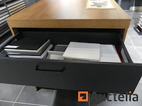 Dubbelzijdige vitrinekast met 6 lades - afbeelding 2 van  6