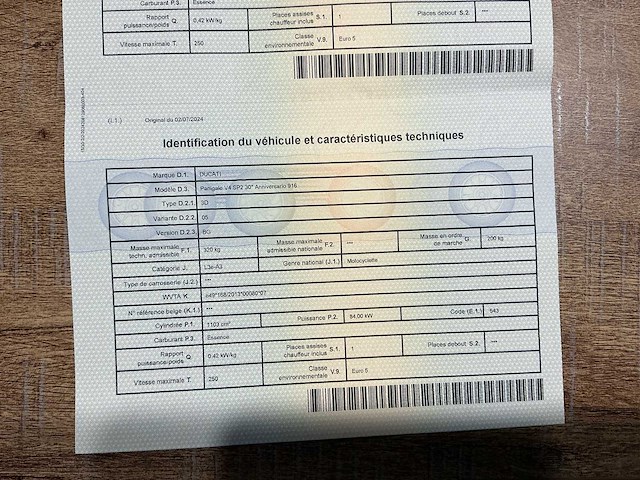 Ducati panigale v4 sp2 916 30 jaar editie motorfiets - afbeelding 20 van  29