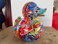 Duck graffiti h24,5cm - afbeelding 1 van  2
