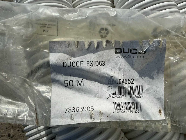 Ducoflex d63 ventilatie slangen 50m (5x) - afbeelding 2 van  4