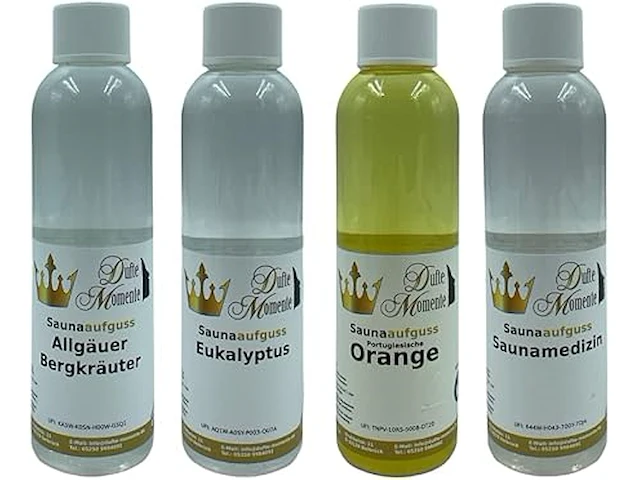 Dufte momente 4 x 250 ml sauna-opgietconcentraat - afbeelding 2 van  3