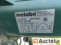Duikzaag op tafel metabo kgs 254 m - afbeelding 3 van  6