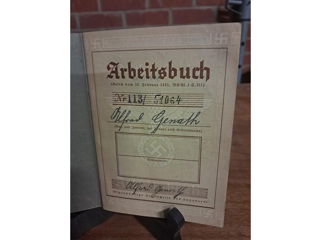 Duits arbeidsboekje - afbeelding 2 van  5