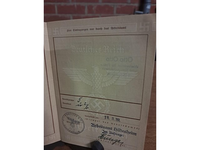 Duits arbeidsboekje - afbeelding 4 van  5