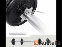 Dumbbell bodybuilding kit, met verlengbalk - afbeelding 6 van  8