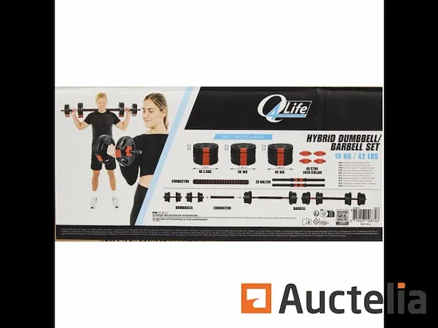 Dumbbell kit met q4life disc bar - afbeelding 10 van  13