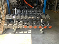 Dumbellset - 4;6;8;12;14;18;20;22;24;28;30kg - power station - afbeelding 1 van  7
