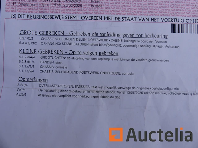 Dump vrachtwagen renault 40 abe 4 (2006-329.446 km) - afbeelding 25 van  33
