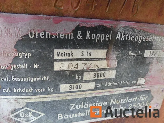 Dumper o &k motrak s 16 - afbeelding 1 van  18