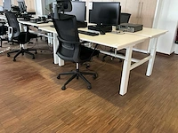 Duo bureautafel (2x) - afbeelding 1 van  7