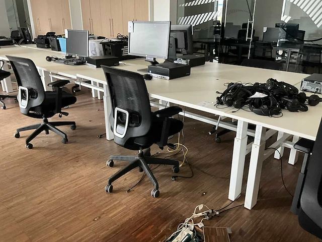 Duo bureautafel (2x) - afbeelding 1 van  7