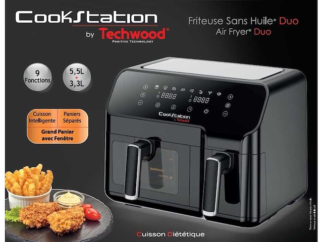 Duo olievrije friteuse - afbeelding 3 van  4