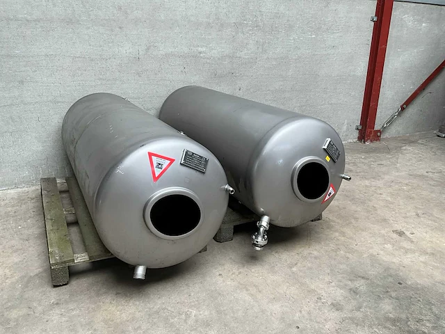 Duo rvs opslagtank (2x) - afbeelding 1 van  7