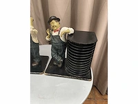 Duo set decoratieve figuren laurel & hardy - afbeelding 4 van  8