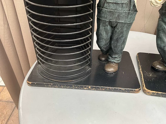 Duo set decoratieve figuren laurel & hardy - afbeelding 7 van  8