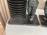 Duo set decoratieve figuren laurel & hardy - afbeelding 7 van  8