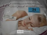 Duopack hoofdkussen anti allergisch 60 x 70 cm - afbeelding 2 van  3