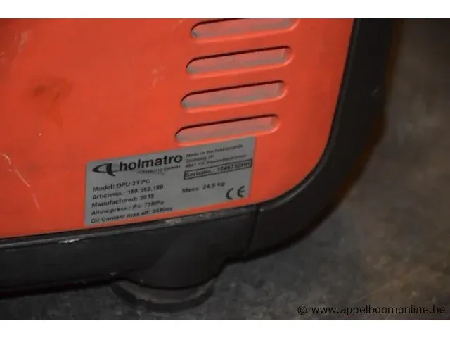 Duopompgroep holmatro, type dpu 31 pc, bj 2015 - afbeelding 3 van  3