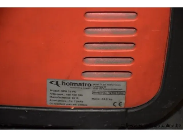 Duopompgroep holmatro, type dpu 31 pc, bj 2015 - afbeelding 3 van  3