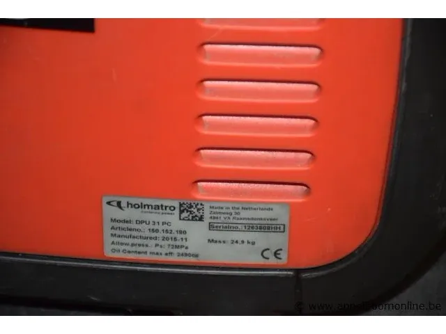 Duopompgroep holmatro, type dpu 31 pc, bj 2015 - afbeelding 3 van  3