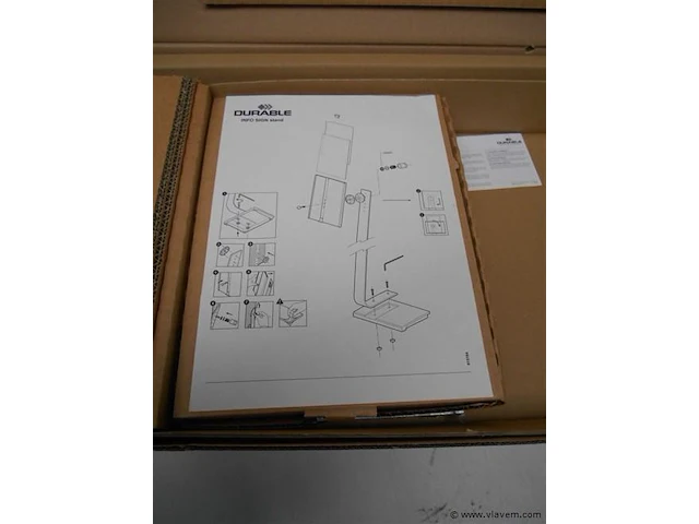 Durable info sign stand a4 nieuw - afbeelding 1 van  2