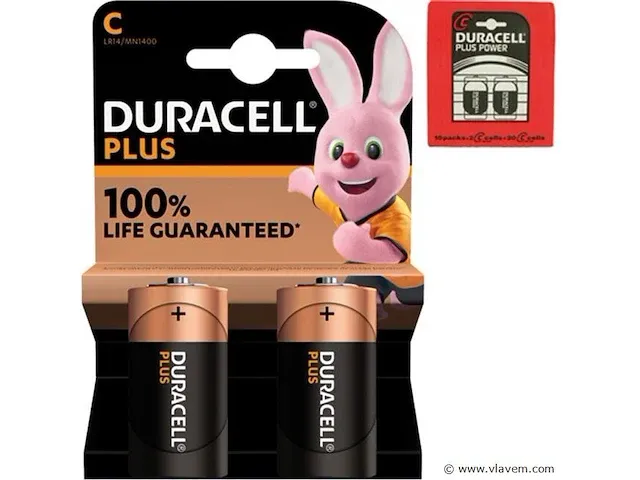 Duracell plus alkaline duty 20 stuks - afbeelding 1 van  1