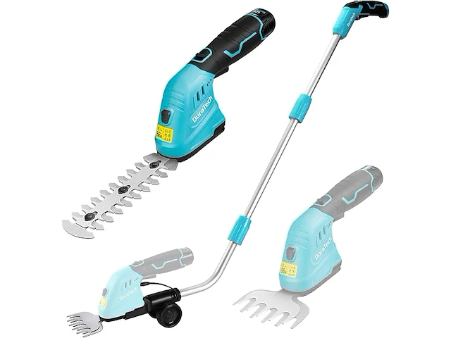 Duratech 12 v accu heggenschaar - afbeelding 1 van  6